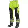 L.Brador Arbeitshose 129PB, Hi-vis Gelb/Schwarz