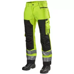 L.Brador Arbeitshose 129PB, Hi-vis Gelb/Schwarz