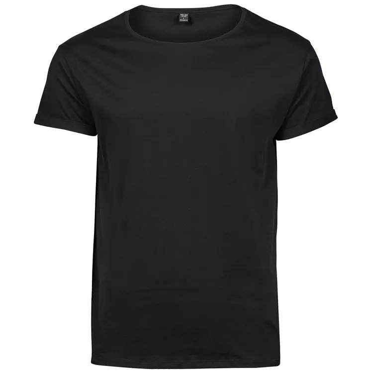 Tee Jays Roll-up T-Shirt, Weiß Schwarz