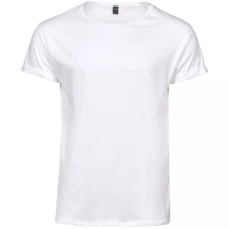 Tee Jays Roll-up T-Shirt, Weiß Schwarz – Bild 3