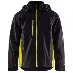 Blåkläder Unite Shell Jacke, Schwarz/Rot