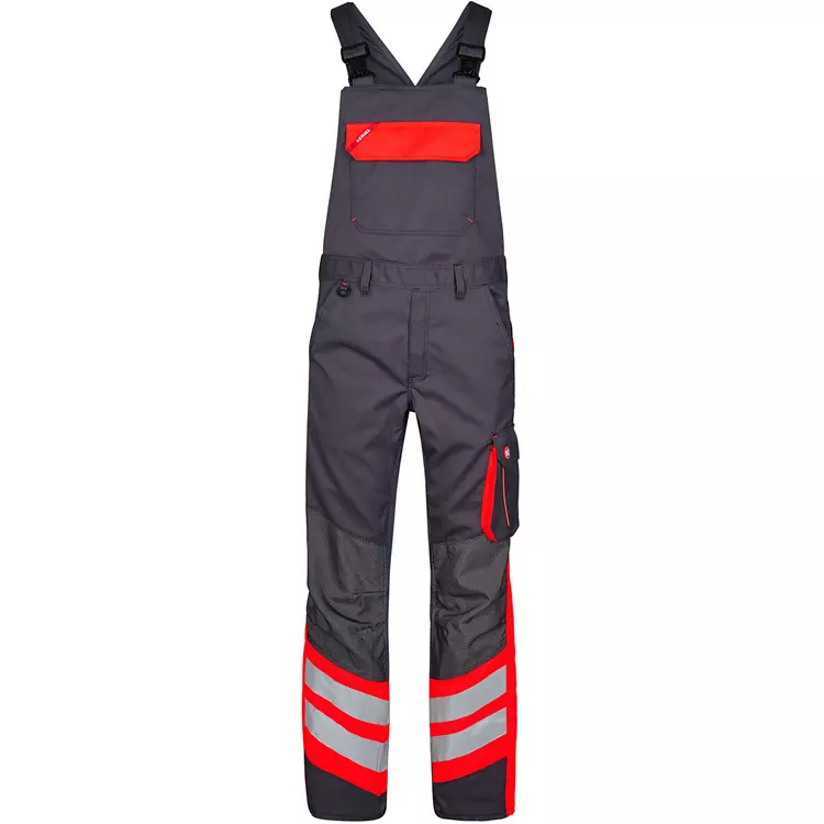 Engel Workwear Engel Cargo Latzhose, Blue Ink/Gelb – Bild 2