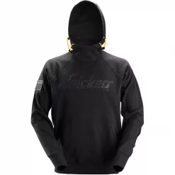 Snickers Workwear Snickers Kapuzensweatshirt mit Logo, Dunkel blaumeliert