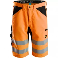 Snickers Workwear Snickers LiteWork Arbeitsshorts, Hi-vis Gelb/Schwarz