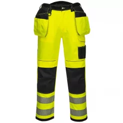 Portwest Vision Handwerkerhose T501, Hi-Vis Gelb/Dunkel Marine