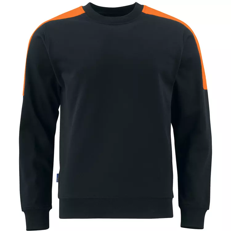 ProJob Sweatshirt, Schwarz/Hi-Vis Gelb