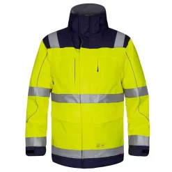 Engel Workwear Engel Parka Jacke, Hi-vis gelb/marine