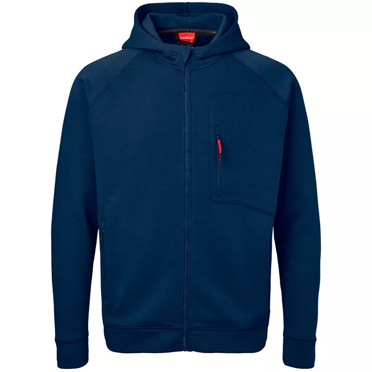 Kansas Icon X Kapuzenpullover mit Reißverschluss, Dunkelgrau