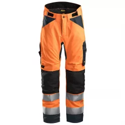 Snickers Workwear Snickers AllroundWork 37,5® Winterhose+, Hi-Vis Gelb /Steel Grey