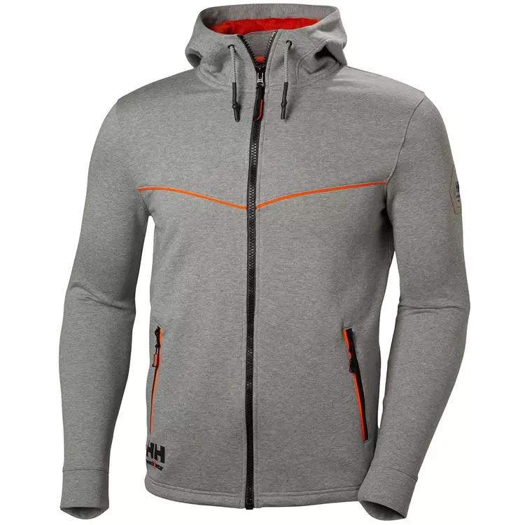 Helly Hansen Workwear Helly Hansen Chelsea Evo. Kapuzensweatshirt, Grau Melange