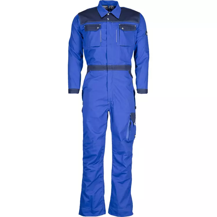 Kramp Original Overall, Königsblau/Marine Grün/marine – Bild 2