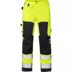 Kansas Arbeitshose, Hi-vis Gelb/Schwarz
