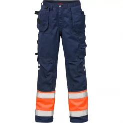 Kansas Handwerkerhose, Hi-vis Orange/Marine