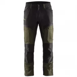 Blåkläder Unite Diensthose, Schwarz/Hi-Vis Gelb