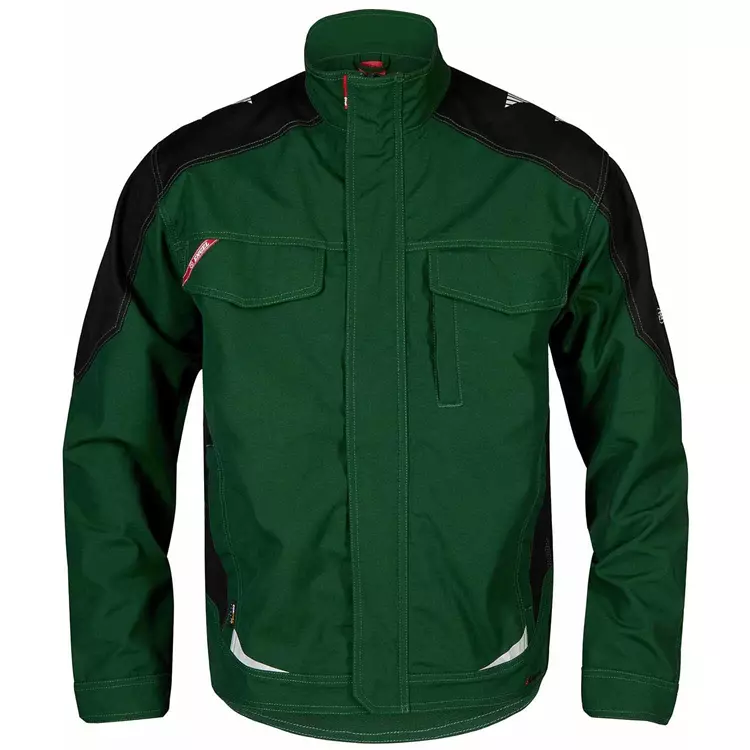 Engel Workwear Engel Galaxy Arbeitsjacke, Anthrazitgrau/Tomato Red – Bild 3