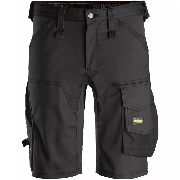 Snickers Workwear Snickers AllroundWork Arbeitsshorts, Stahlgrau/Schwarz – Bild 2