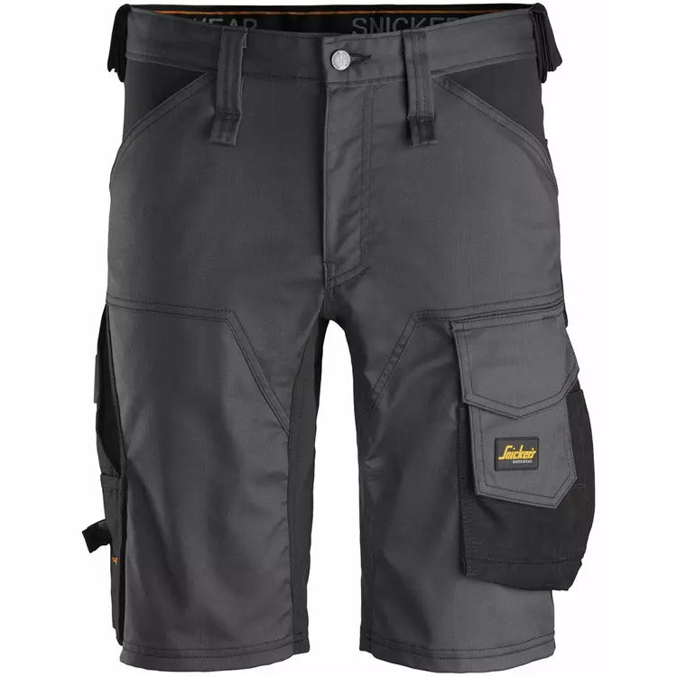 Snickers Workwear Snickers AllroundWork Arbeitsshorts, Stahlgrau/Schwarz – Bild 4