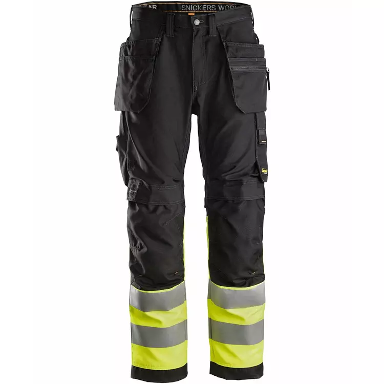 Snickers Workwear Snickers AllroundWork Handwerkerhose, Hi-vis Gelb/Schwarz