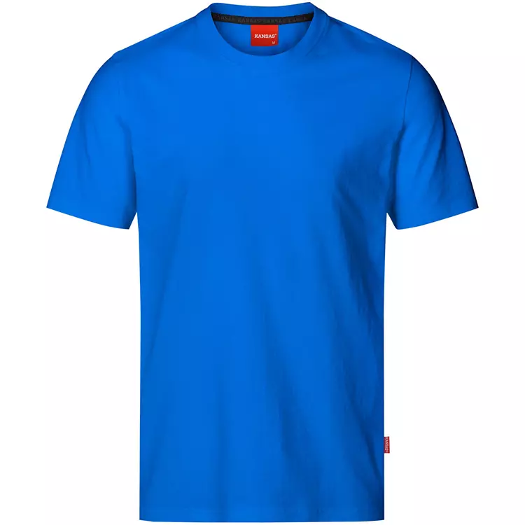 Kansas Apparel Light T-Shirt, Königsblau Grau-meliert – Bild 3