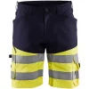 Blåkläder Arbeitsshorts, Schwarz/Hi-Vis Gelb