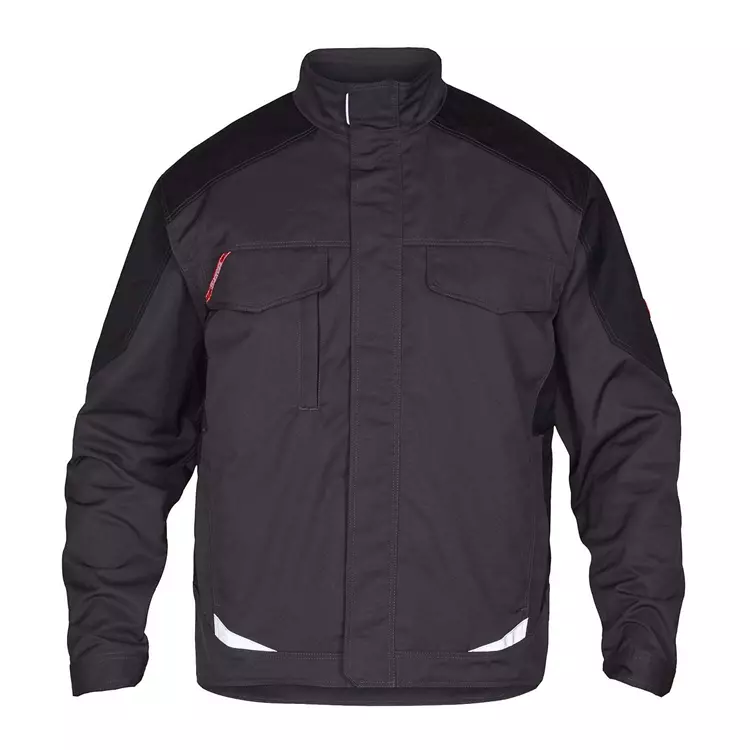 Engel Workwear Engel Galaxy Light Arbeitsjacke, Anthrazitgrau/Tomato Red – Bild 7