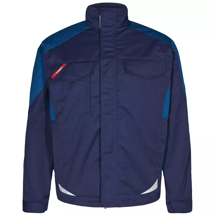 Engel Workwear Engel Galaxy Light Arbeitsjacke, Anthrazitgrau/Tomato Red – Bild 4