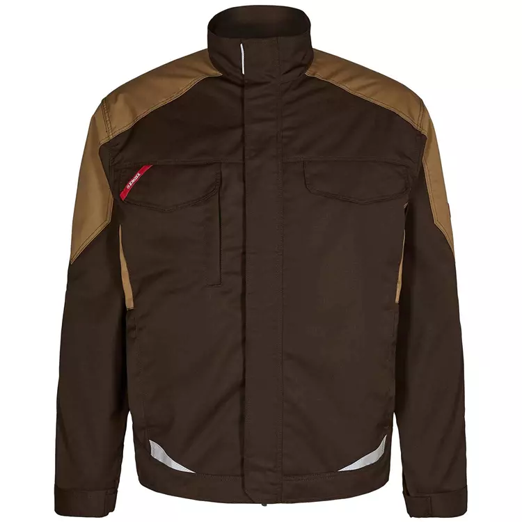 Engel Workwear Engel Galaxy Light Arbeitsjacke, Anthrazitgrau/Tomato Red – Bild 6