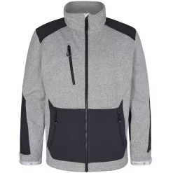 Engel Workwear Engel X-treme gestrickte Softshelljacke, Schwarz/Anthrazitgrau