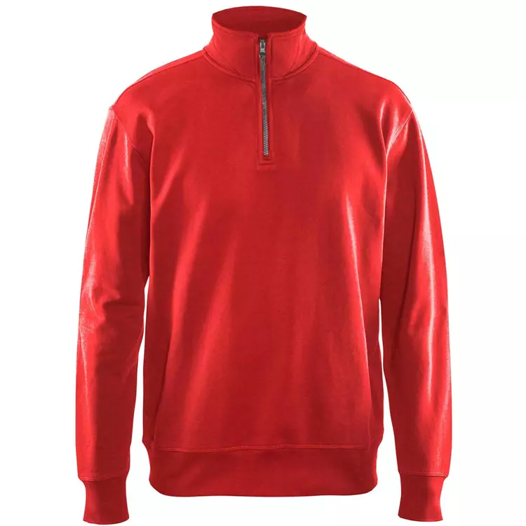 Blåkläder Sweatshirt mit kurzem Reißverschluss, Marine – Bild 2