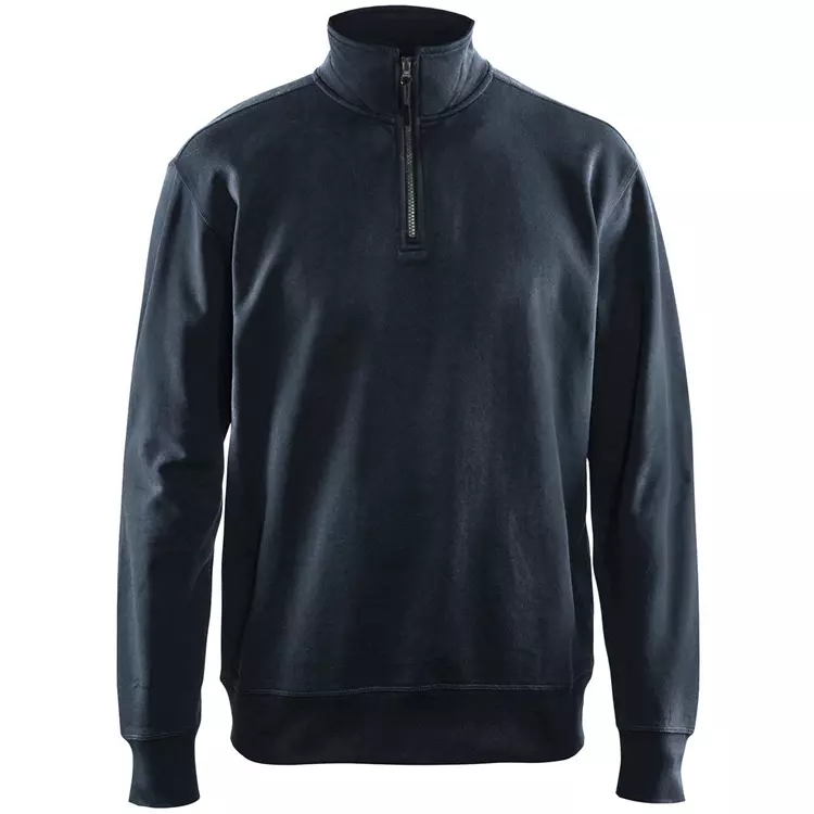 Blåkläder Sweatshirt mit kurzem Reißverschluss, Marine – Bild 7