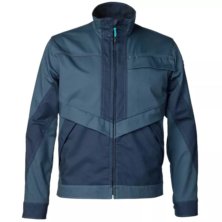 Kansas Evolve Arbeitsjacke, Stahlblau/Dunkel Marine – Bild 4
