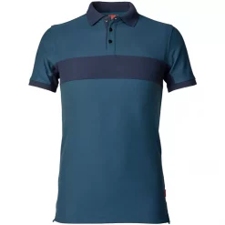 Kansas Evolve Poloshirt, Stahlblau/Dunkel Marine