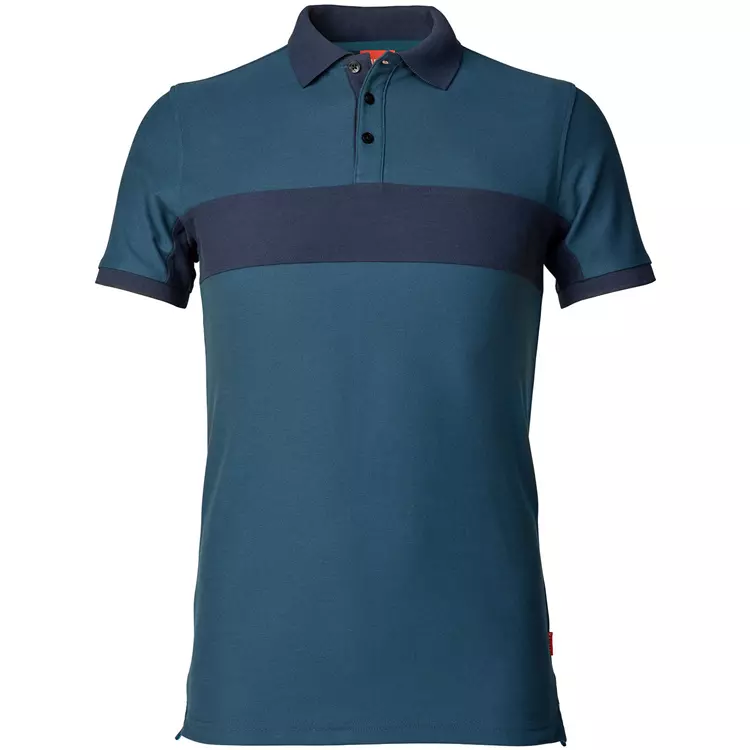 Kansas Evolve Poloshirt, Stahlblau/Dunkel Marine