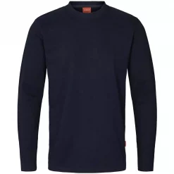 Kansas Apparel langärmliges T-Shirt, Schwarz