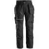Snickers Workwear Snickers RuffWork Canvas+ Handwerkerhose, Grau/Schwarz