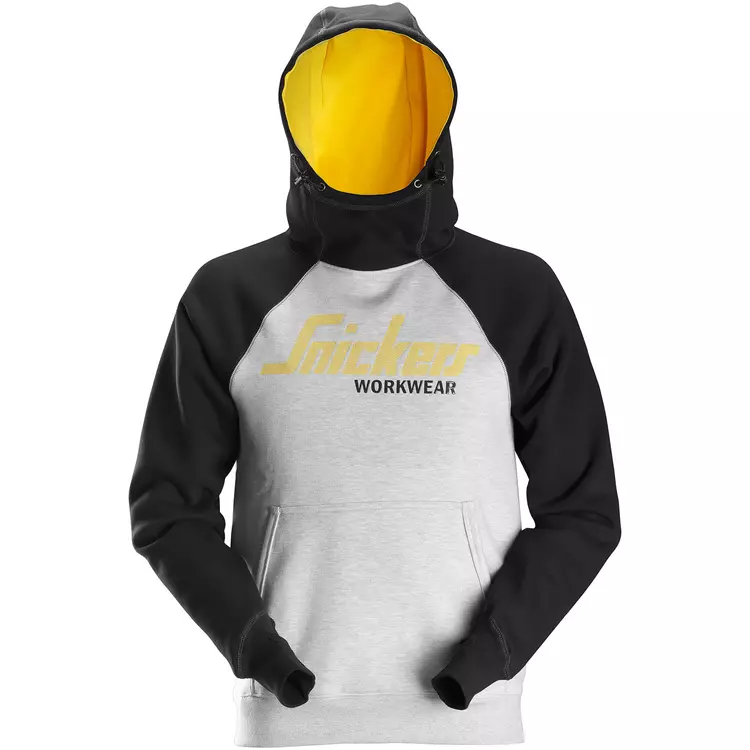 Snickers Workwear Snickers AllroundWork Logo Kapuzenpullover, Waldgrün/Schwarz – Bild 4