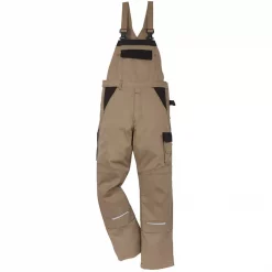 Kansas Icon Arbeitslatzhose, Khaki/Schwarz