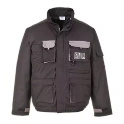 Portwest Texo Pilotenjacke, Schwarz/Grau