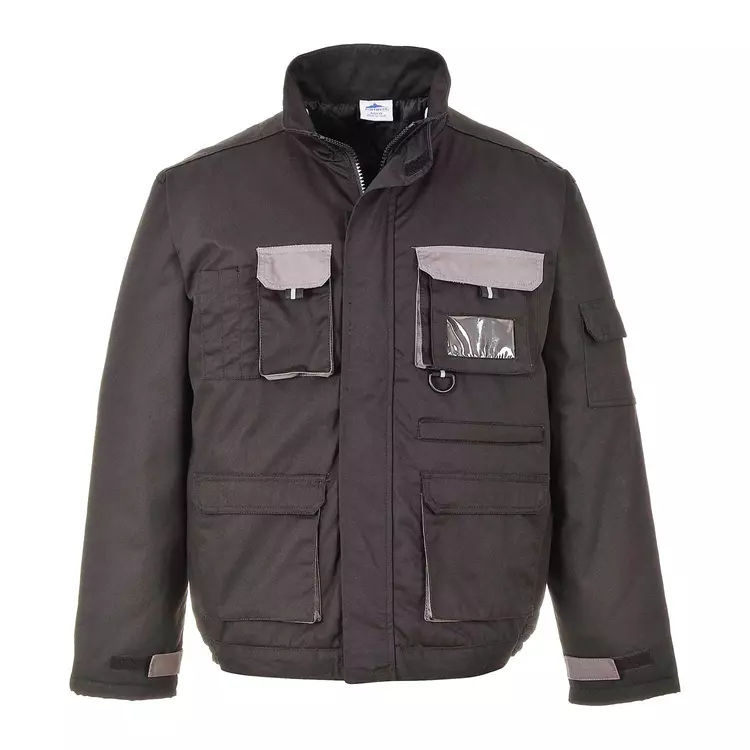 Portwest Texo Pilotenjacke, Schwarz/Grau