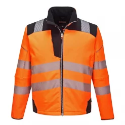 Portwest PW3 Softshelljacke, Hi-Vis Gelb/Dunkel Marine