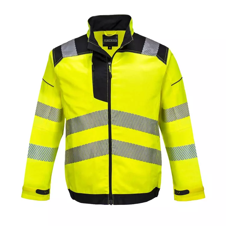 Portwest PW3 Arbeitsjacke, Hi-vis Gelb/Schwarz – Bild 2