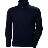 Helly Hansen Workwear Helly Hansen Manchester Sweatshirt Half Zip, 100% Baumwolle, Navy