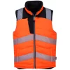 Portwest PW3 Weste, Hi-Vis Orange/Schwarz