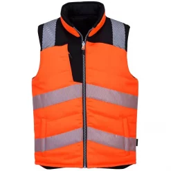 Portwest PW3 Weste, Hi-Vis Orange/Schwarz