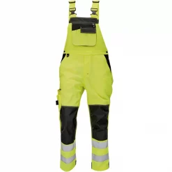 Cerva Knoxfield Latzhose, Hi-Vis Rot