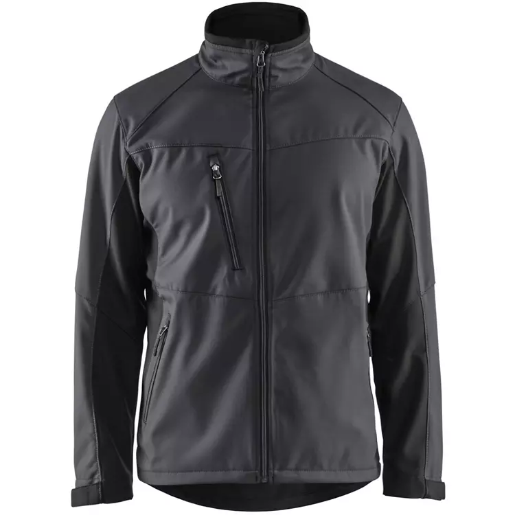 Blåkläder Unite Softshelljacke, Olivgrün/Schwarz Weiss/dunkelgrau – Bild 3