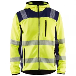 Blåkläder gestrickte Softshelljacke, Hi-Vis gelb/marine