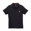 Carhartt Workwear Carhartt Force Cotton Delmont Poloshirt, Heather Grey