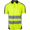 YOU Borås Sichtbarkeit Poloshirt, Safety orange