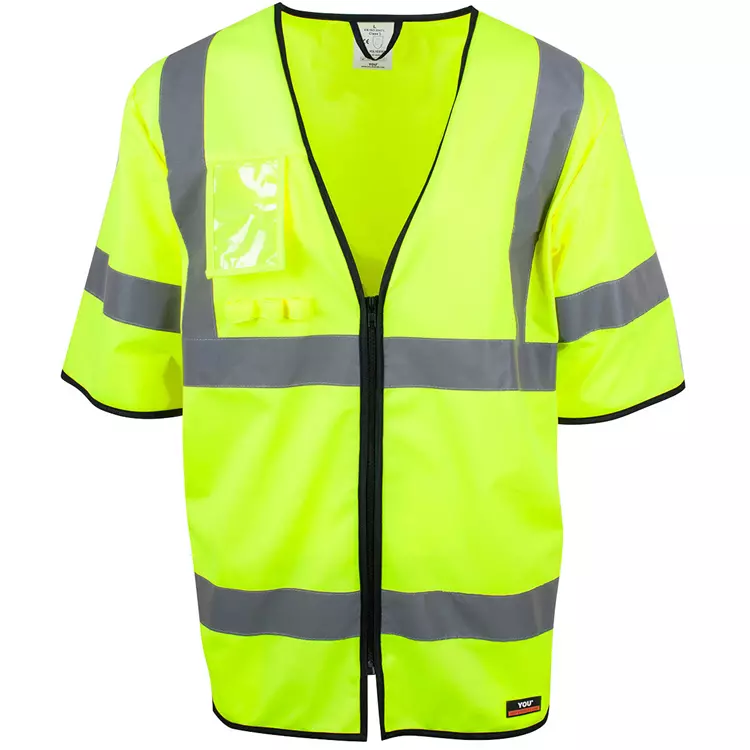 YOU Hagfors Unisex Reflexweste, Hi-Vis Gelb